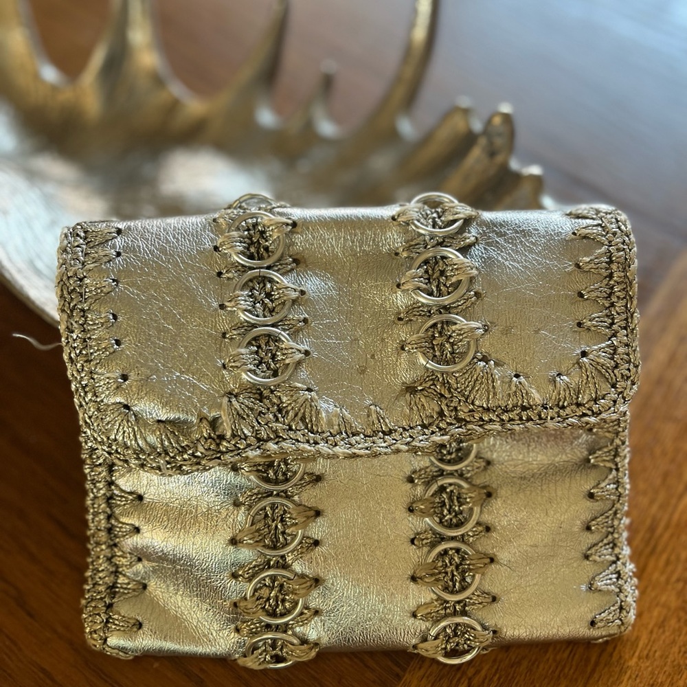 Vintage silver clutch
